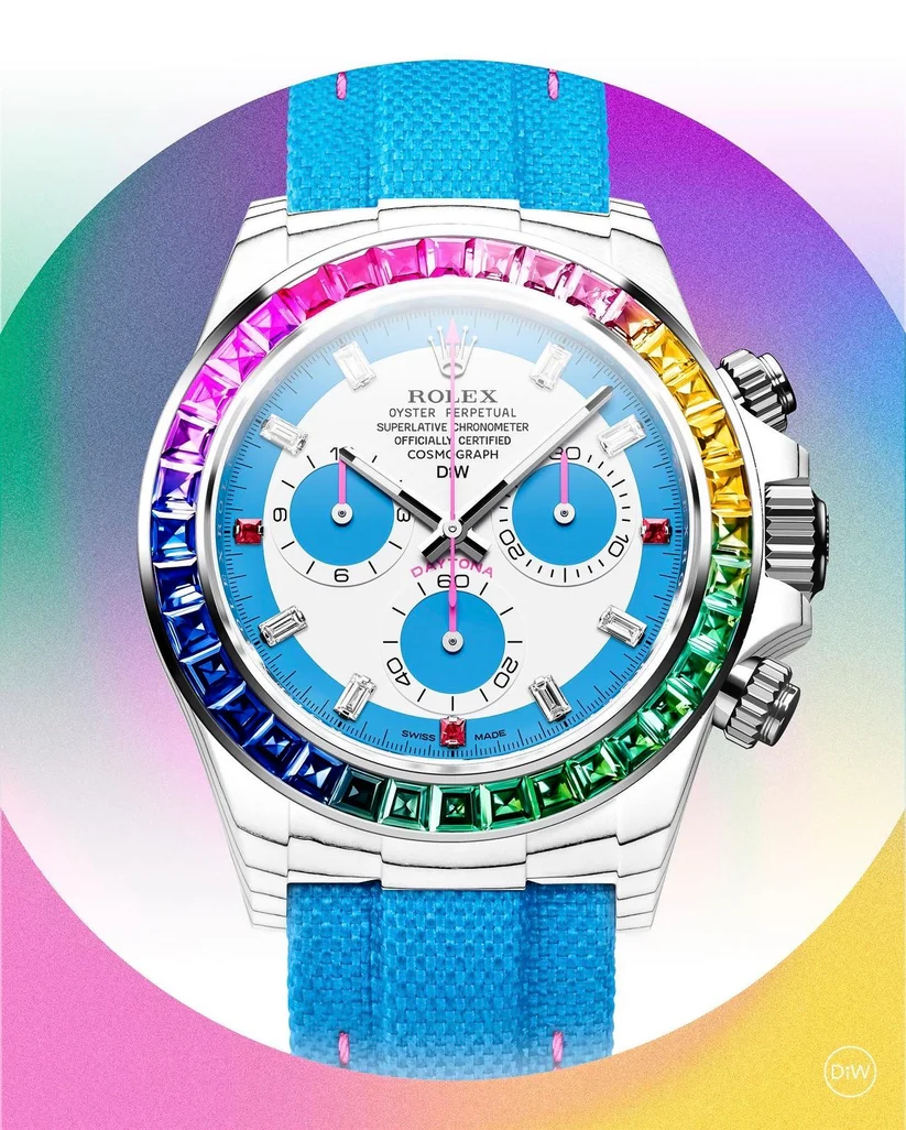 DiW Rolex Daytona RAINBOW