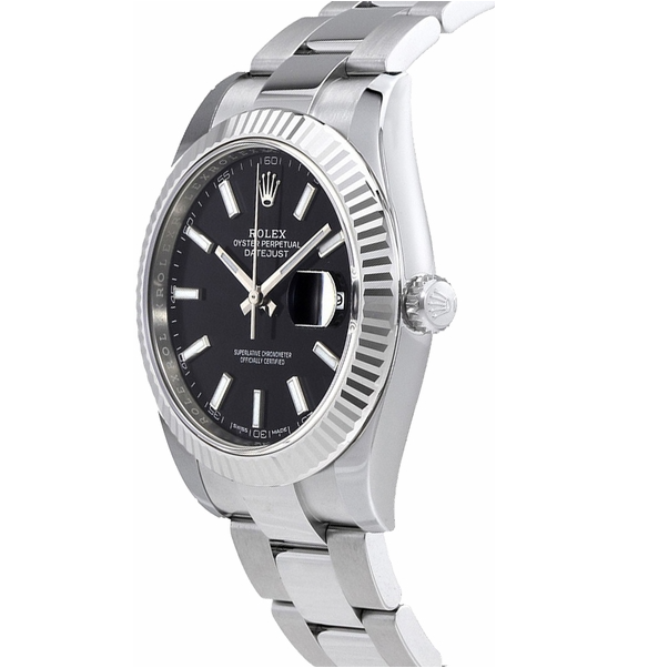 Rolex Datejust 41 Stainless Steel Black Dial Men's Watch M126334-0017
