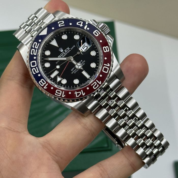 Rolex GMT Master ll Pepsi Bezel Jubilee Bracelet Men's Watch M126710BLRO-0001