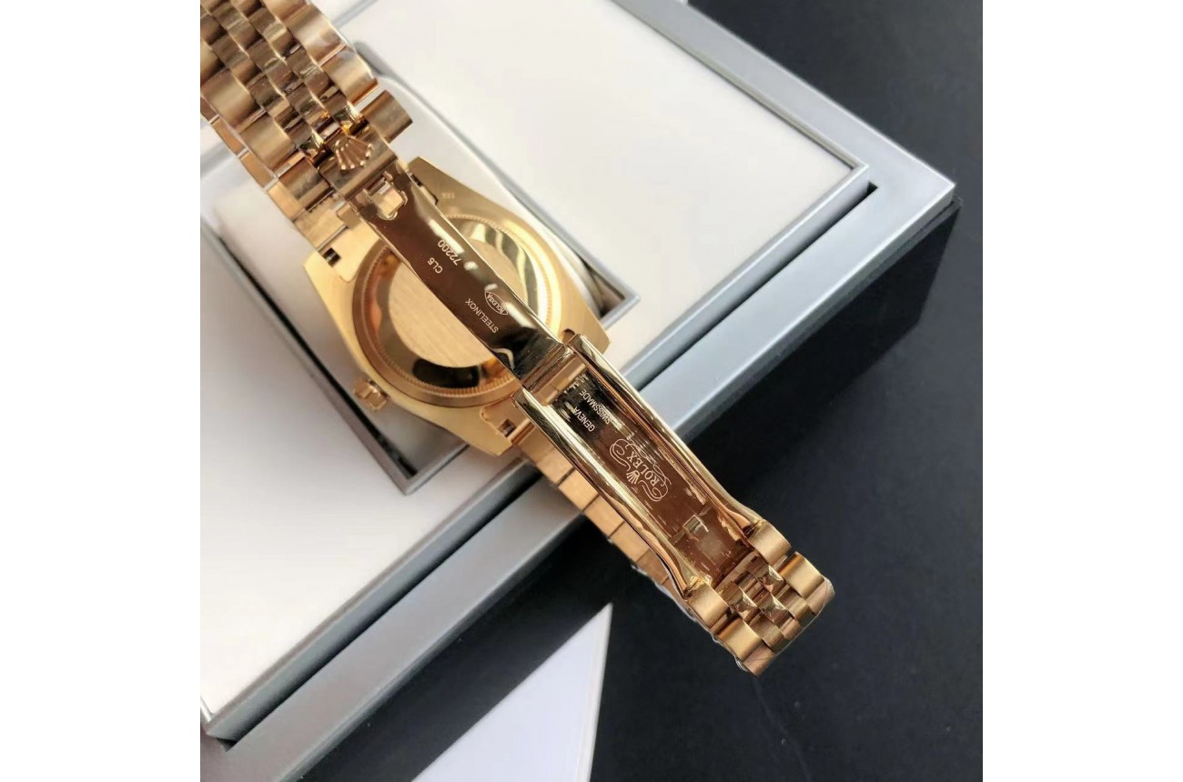 Rolex Datejust 36/28mm RG/RG Jub White/Dial