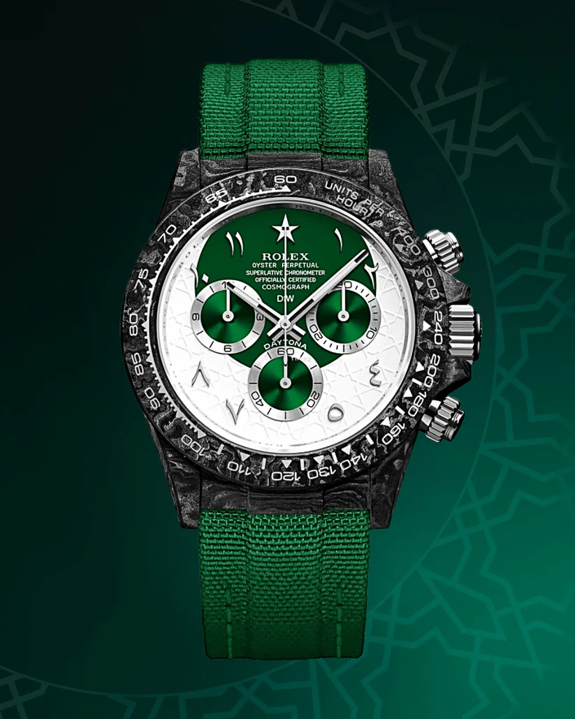 DiW Rolex Graphite Daytona RAMADAN 40mm Watch