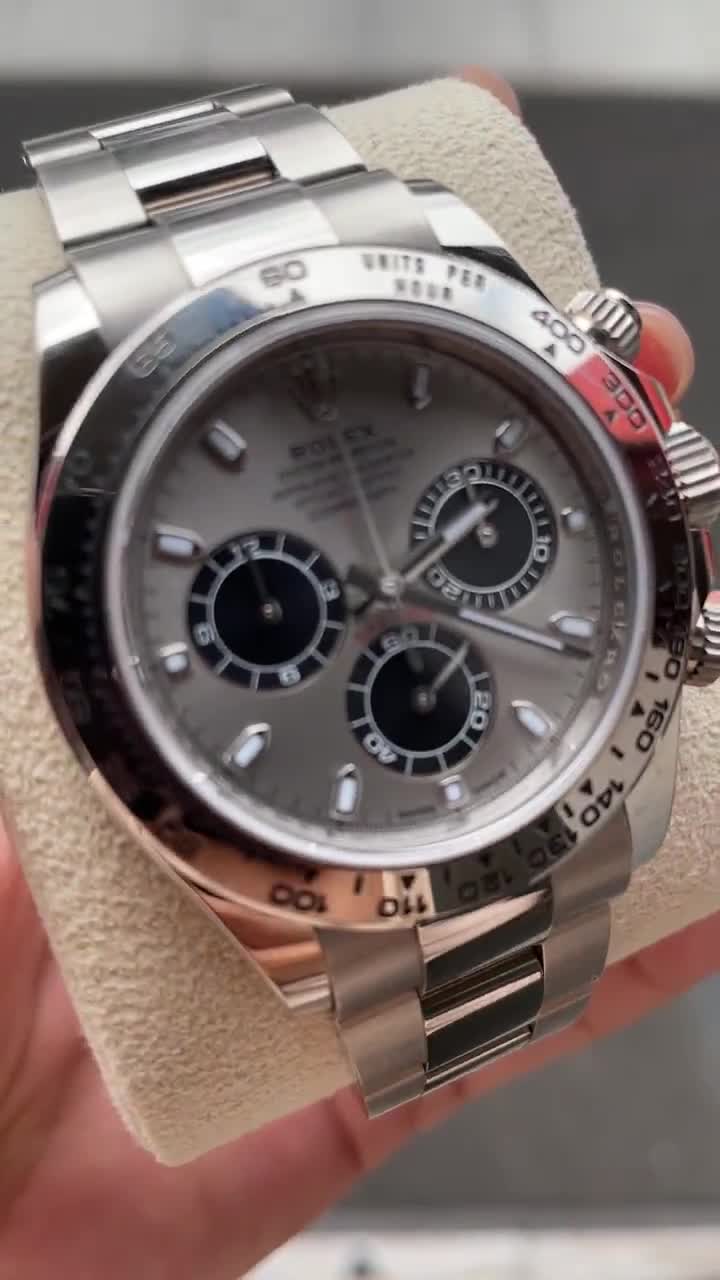 Rolex White Gold Daytona 116509 Steel and Black