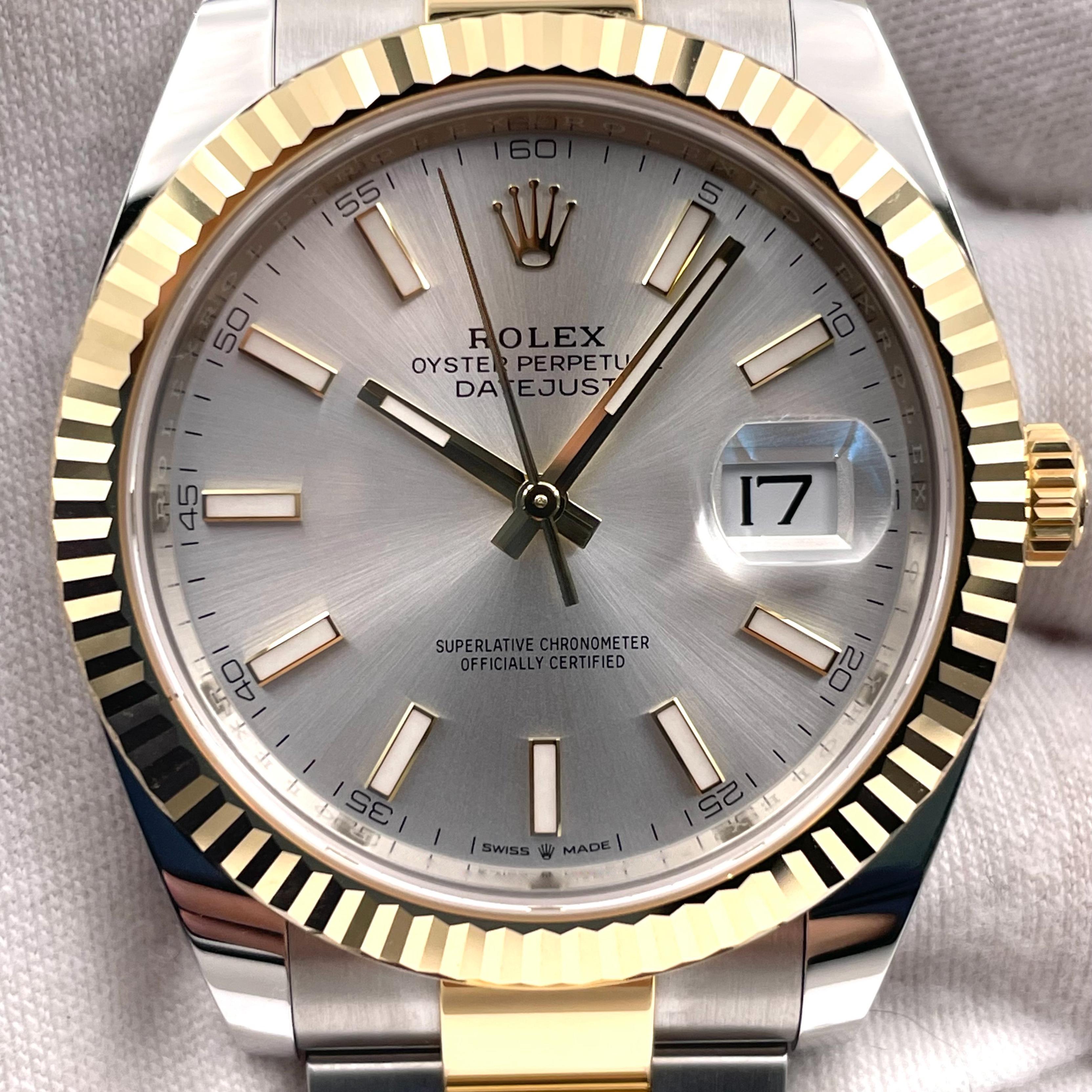 Rolex Datejust 41 Oyster, 41 mm, Oystersteel and yellow gold Reference 126333