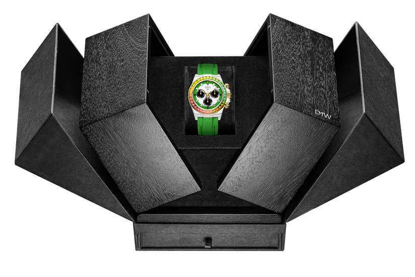 DiW Rolex Daytona RAINBOW WILD GREEN In Fiber