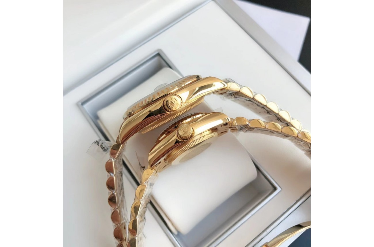 Rolex Datejust 36/28mm RG/RG Jub Gold/Dial