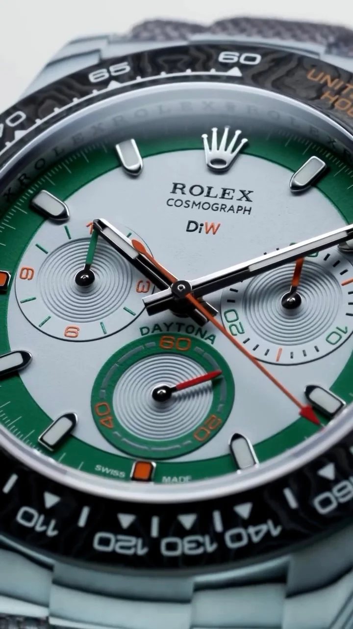 The Ultimate Golfer's Watch: DiW Rolex Daytona with ALPINE Design