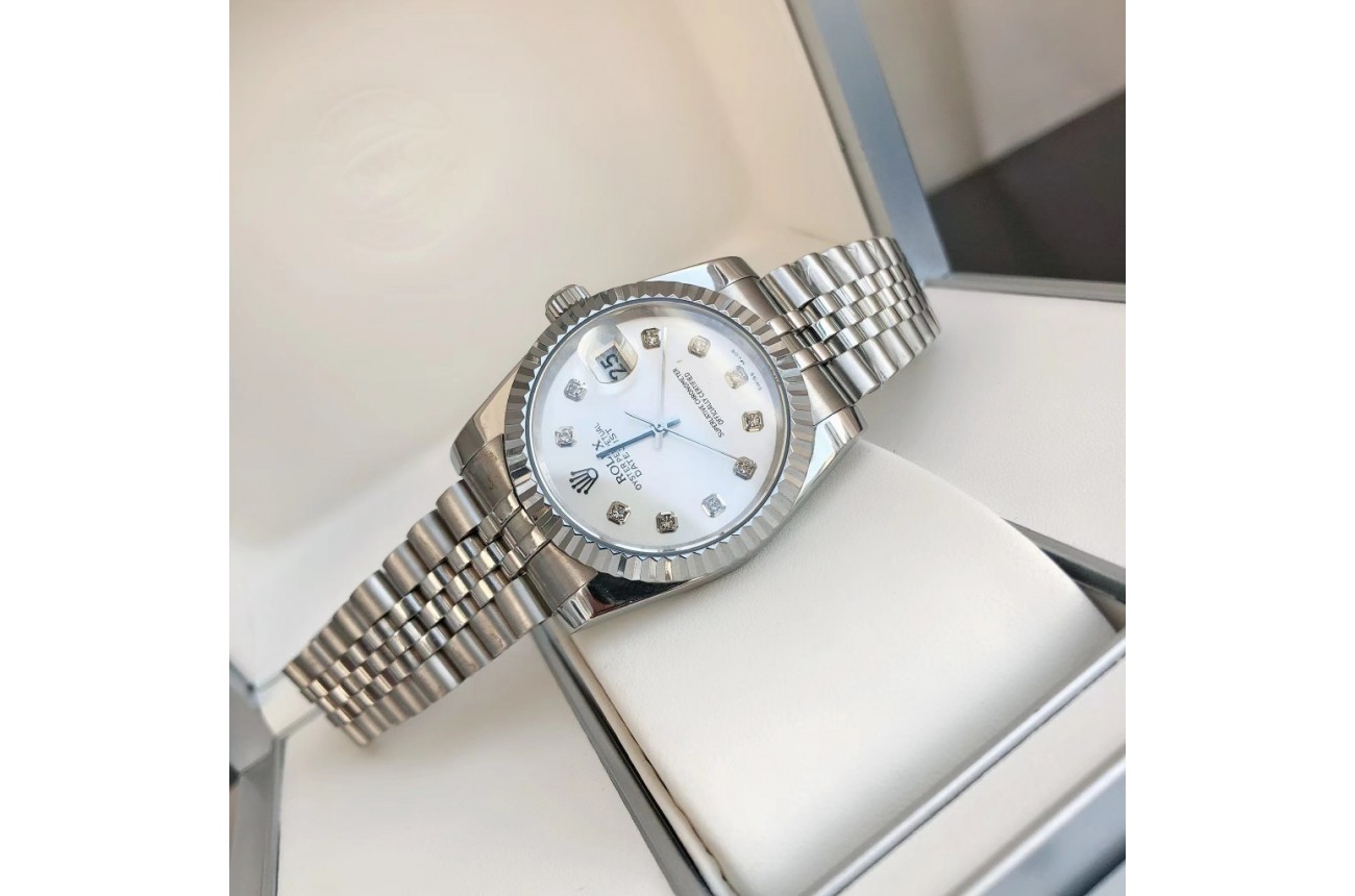 Rolex Datejust 36/28mm SS/SS Jub Sliver/Dia