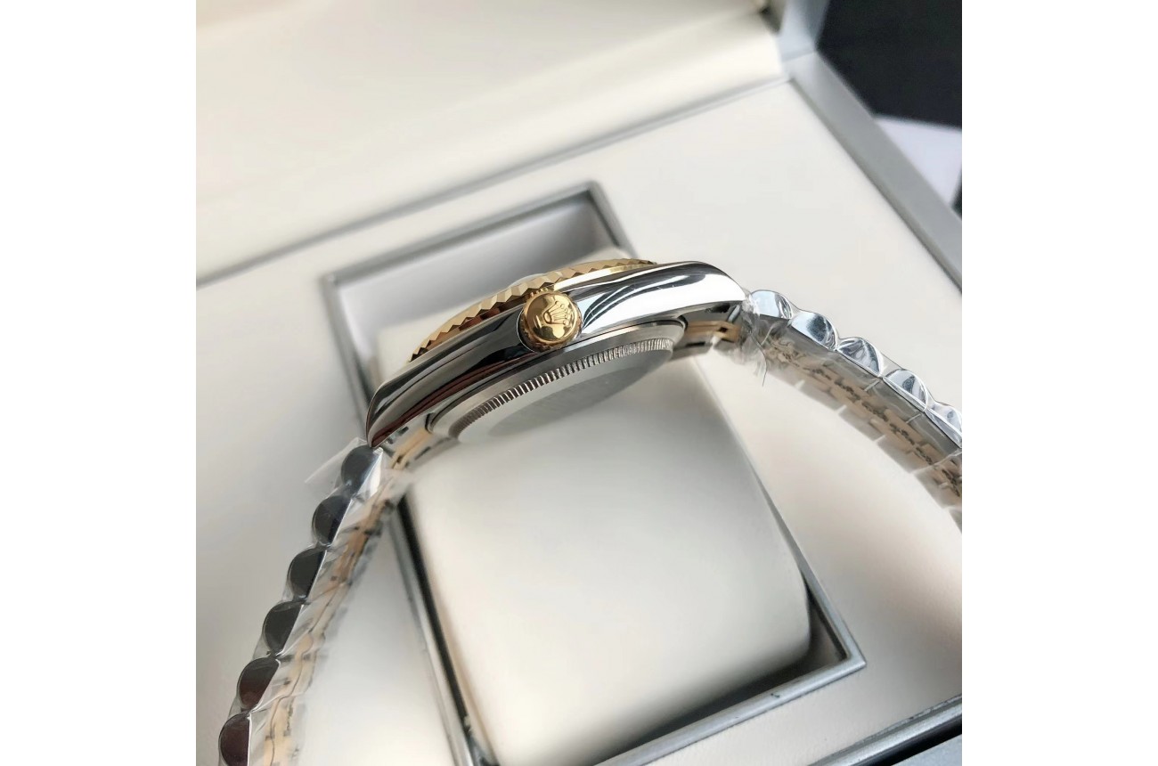 Rolex Datejust 36/28mm RG/SS Jub White/Dial