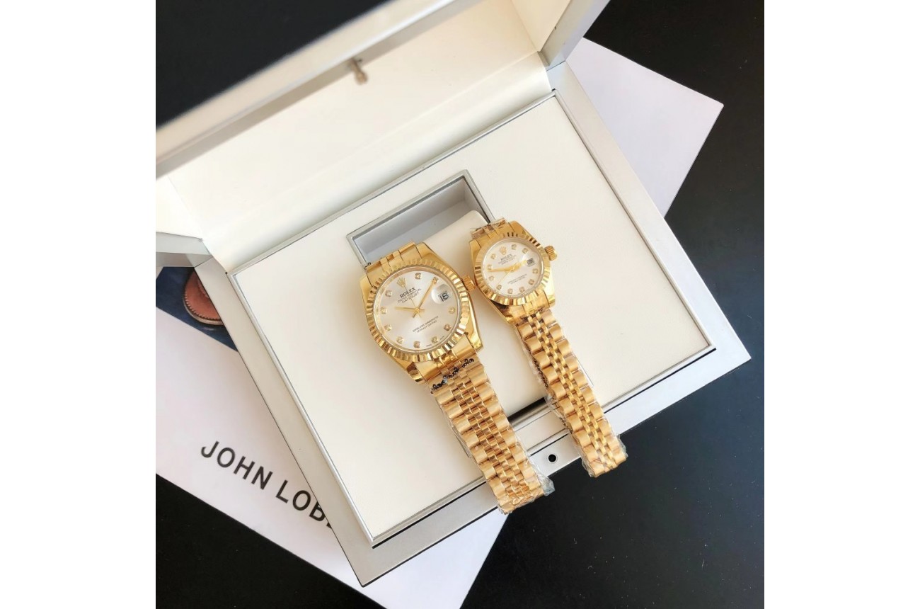 Rolex Datejust 36/28mm RG/RG Jub Sliver/Dial