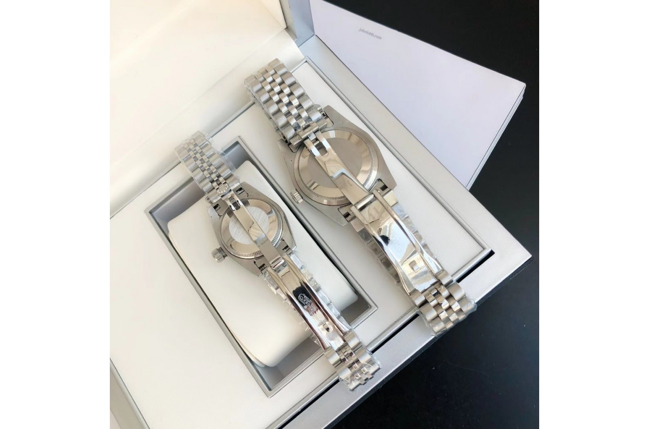 Rolex Datejust 36/28mm SS/SS Jub Black/Dial