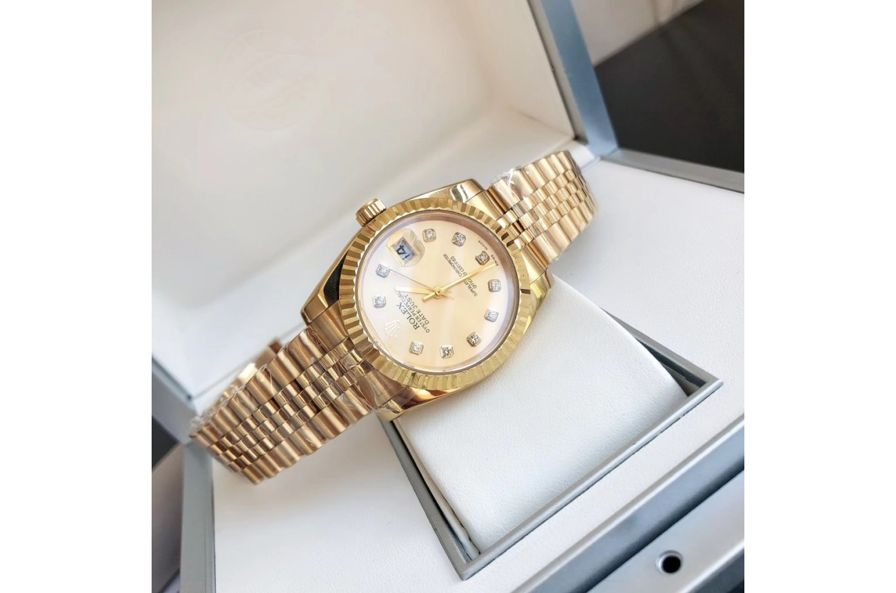Rolex Datejust 36/28mm RG/RG Jub Gold/Dial