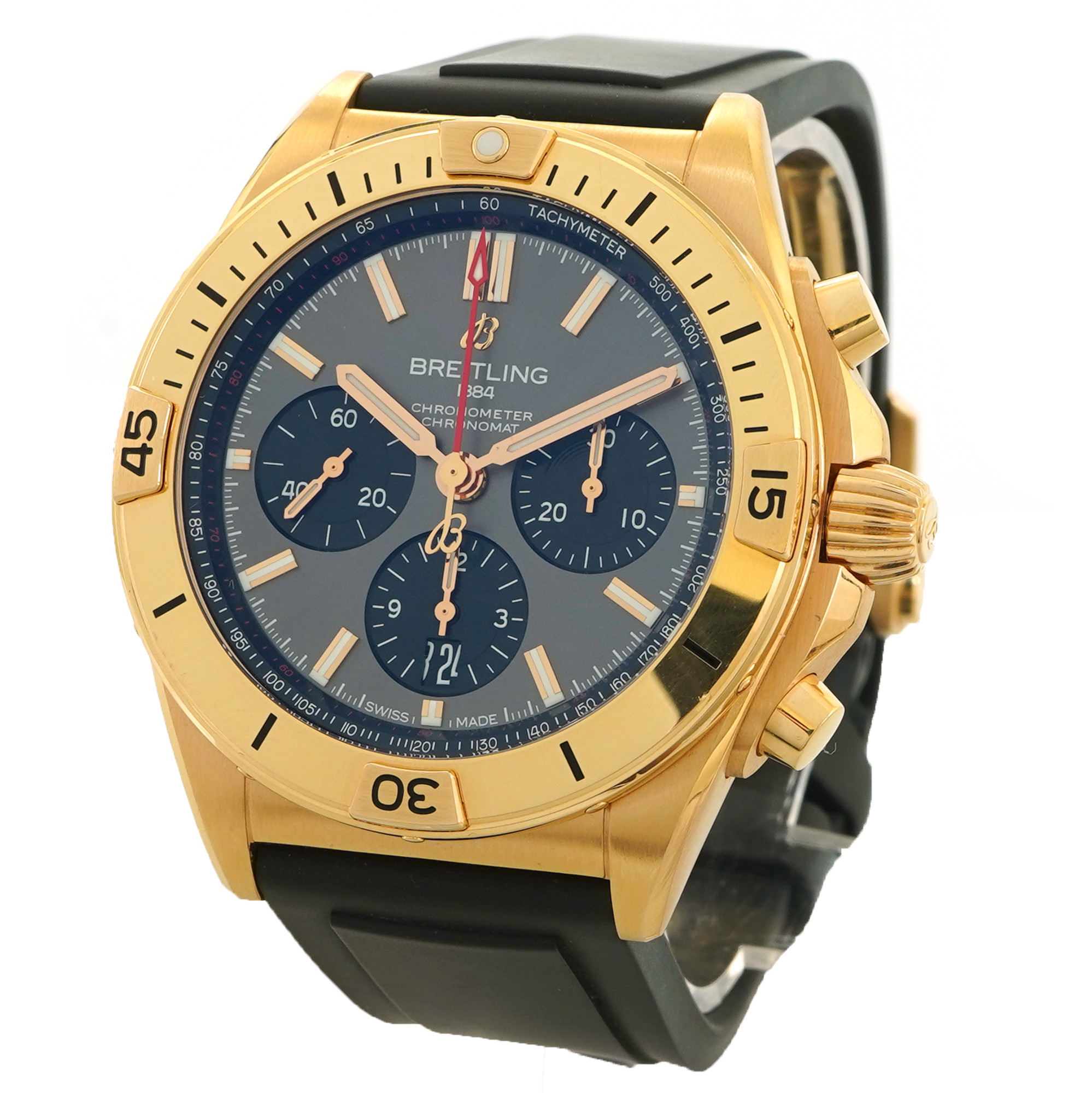 Breitling Chronomat B01 42 Rose Gold Chronograph RB0134