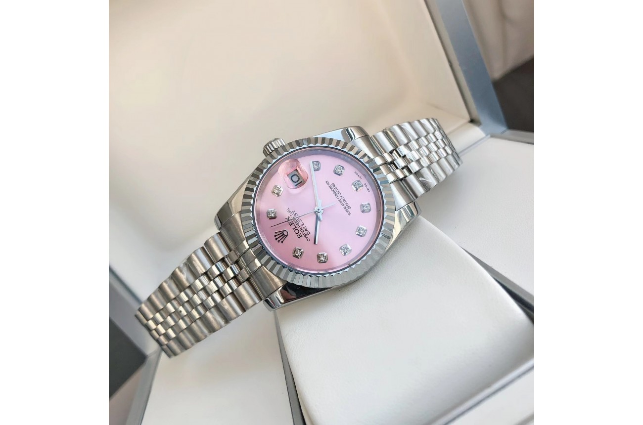 Rolex Datejust 36/28mm SS/SS Jub Pink/Dial