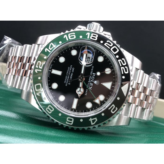 Rolex GMT Master ll Sprite Lefty Jubilee Bracelet Men's Watch M126720VTNR-0002