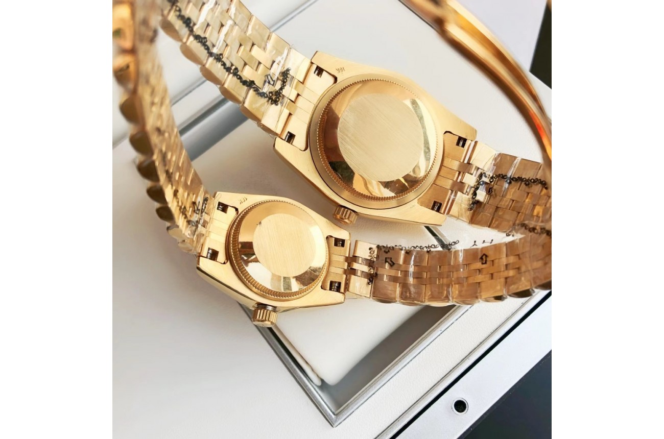 Rolex Datejust 36/28mm RG/RG Jub Gold/Dial