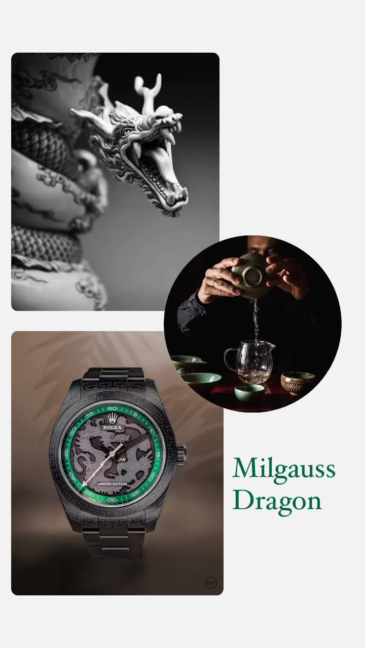Rolex DiW Milgauss DRAGON 116400GV