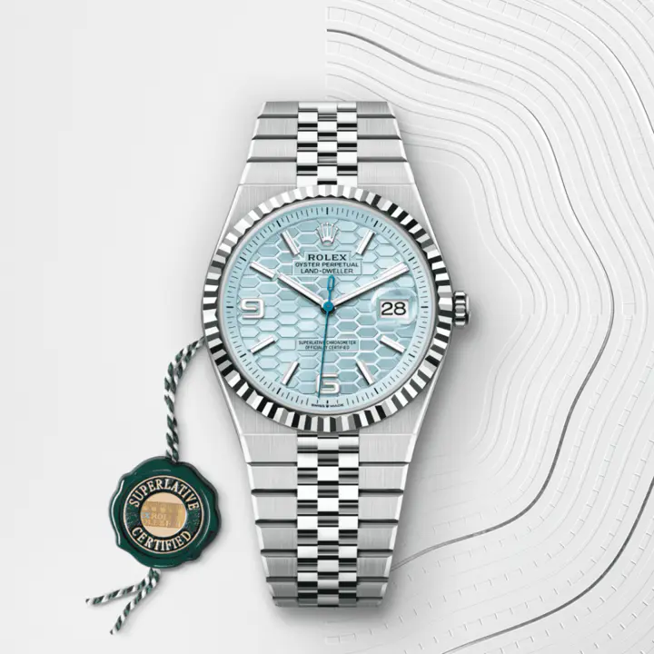 Rolex Land-Dweller 40 Oyster, 40 mm, platinum M127336-0001