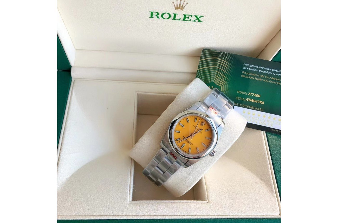 Rolex Oyster Perpetual 31/41mm SS/SS Yellow/Stk