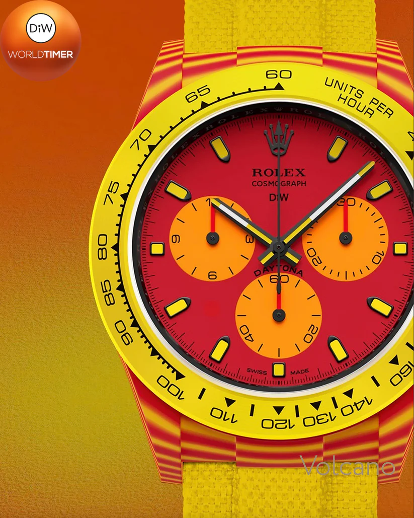 Quartz Fiber Rolex DiW Daytona VOLCANO