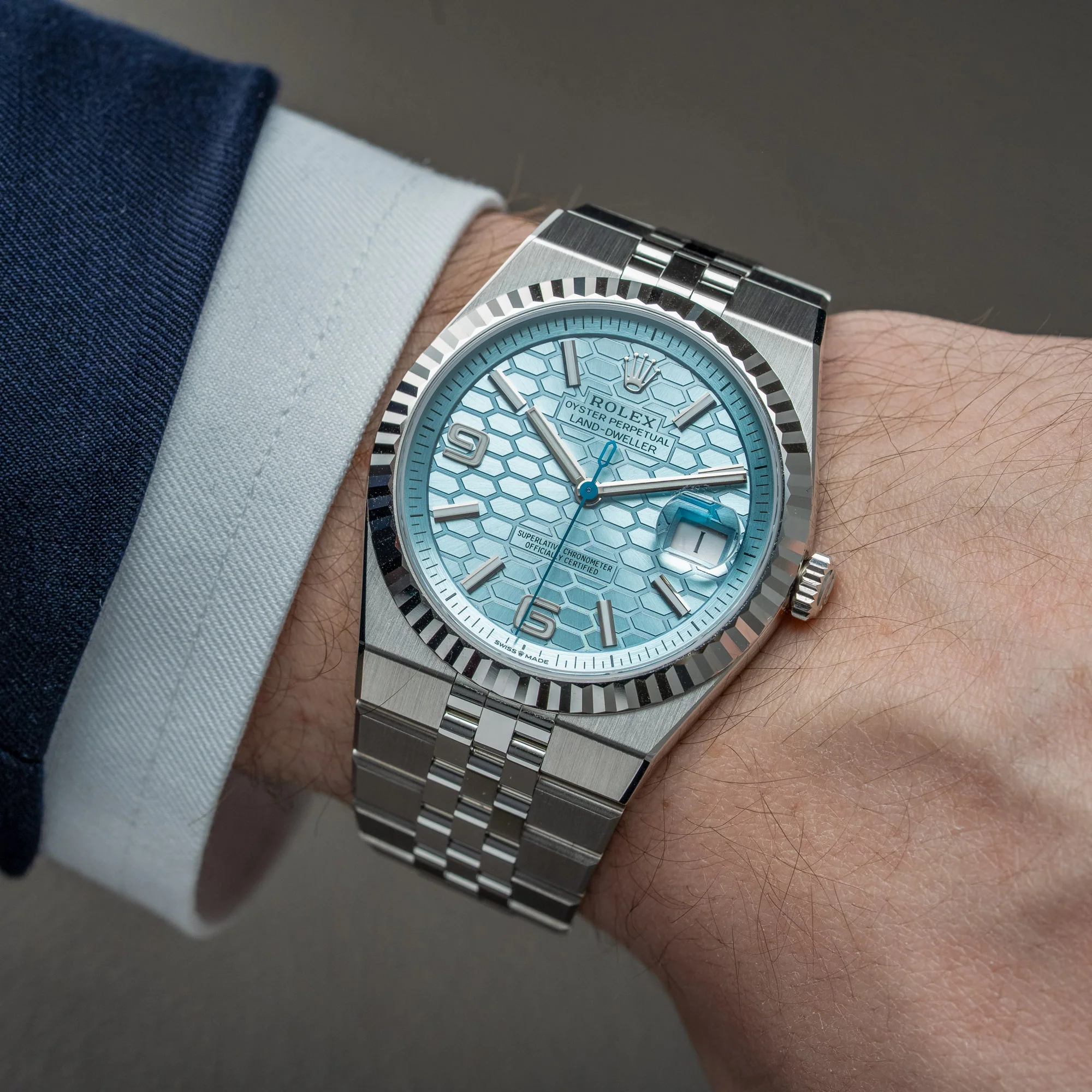 Rolex Land-Dweller Oyster, 40 mm, platinum