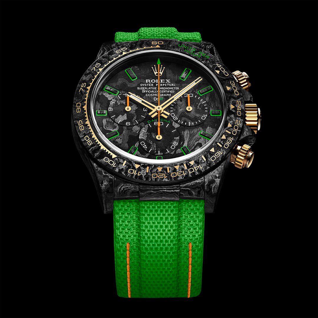 DiW Rolex Daytona “ALL CARBON LIME