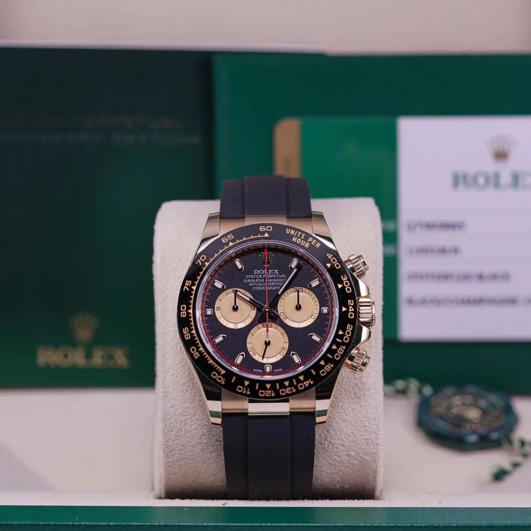 Rolex Cosmograph Daytona M116518LN-0047 Black/Rubber 40mm