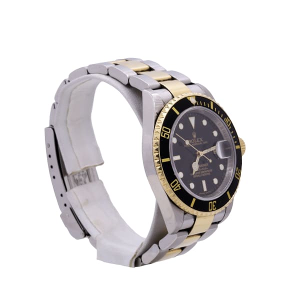 Rolex Submariner Date, 40mm, 18k Yellow Gold and Stainless Steel, Black Dial, 16613