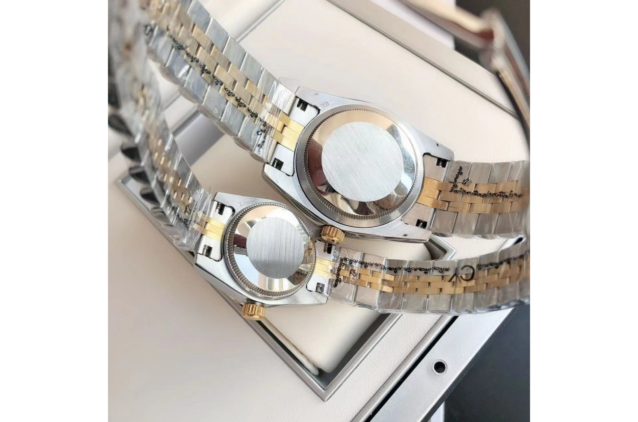 Rolex Datejust 36/28mm RG/SS Jub Gold/Dial