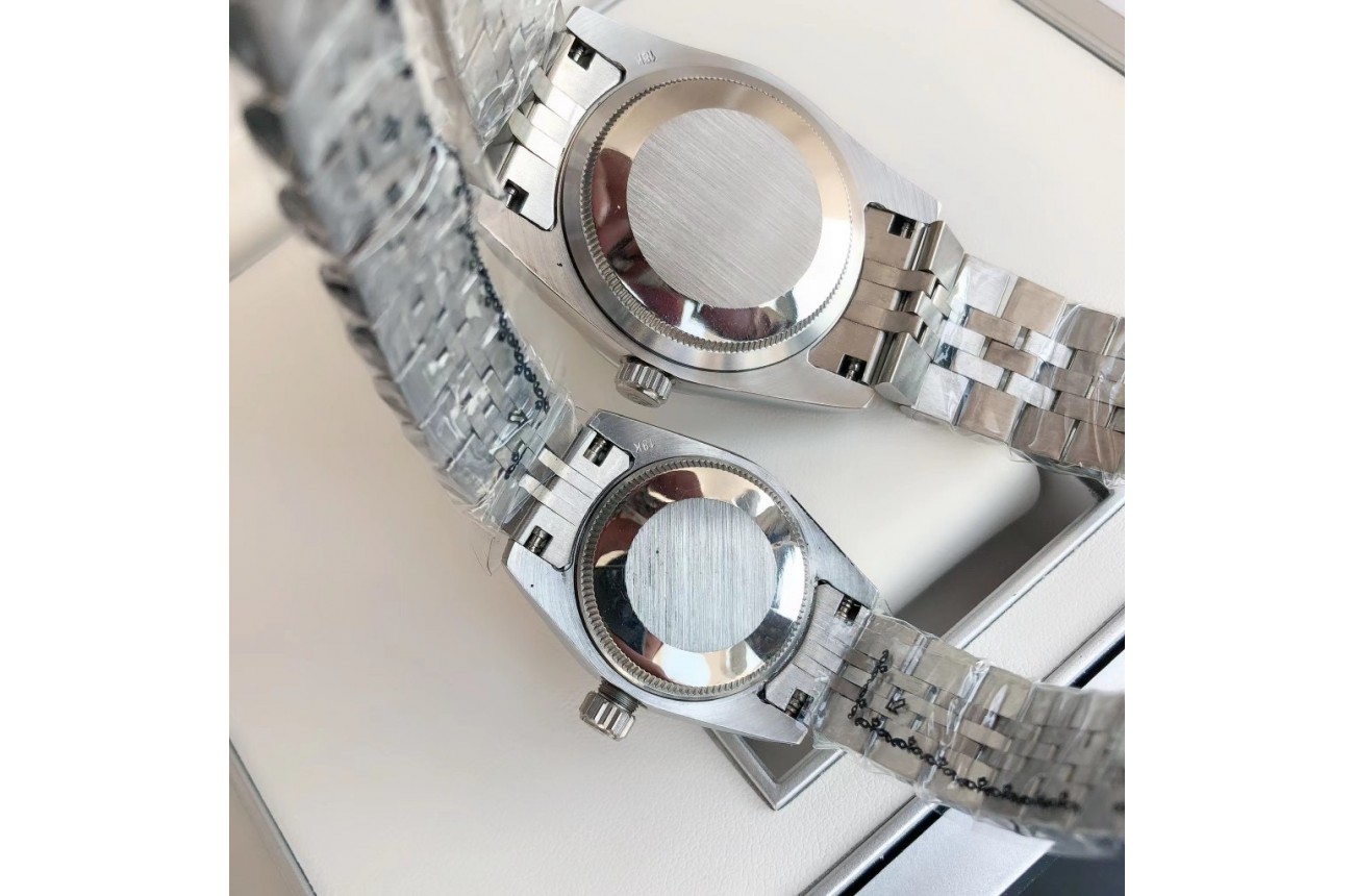 Rolex Datejust 36/28mm SS/SS Jub Black/Dial