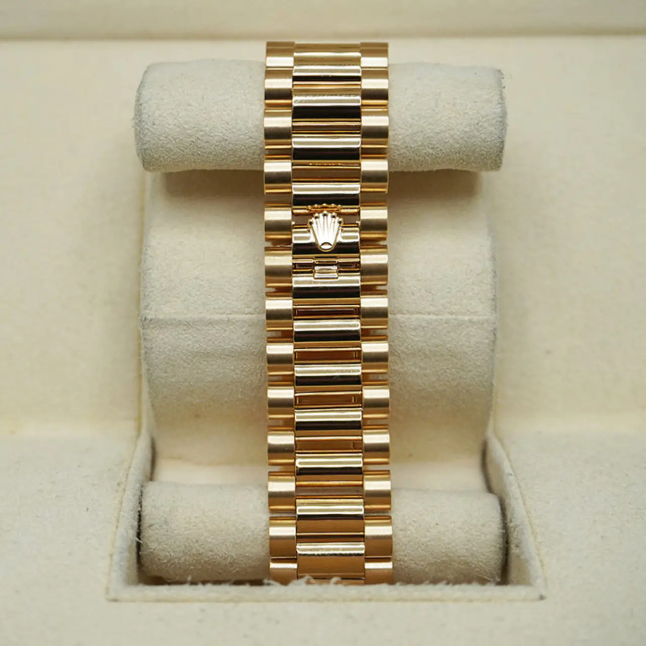 Rolex Day Date 36mm - Ref: 128348rbr-0035 - Green Ombre Diamond Dial & Diamond Bezel, 18K Yellow Gold President Bracelet Watch