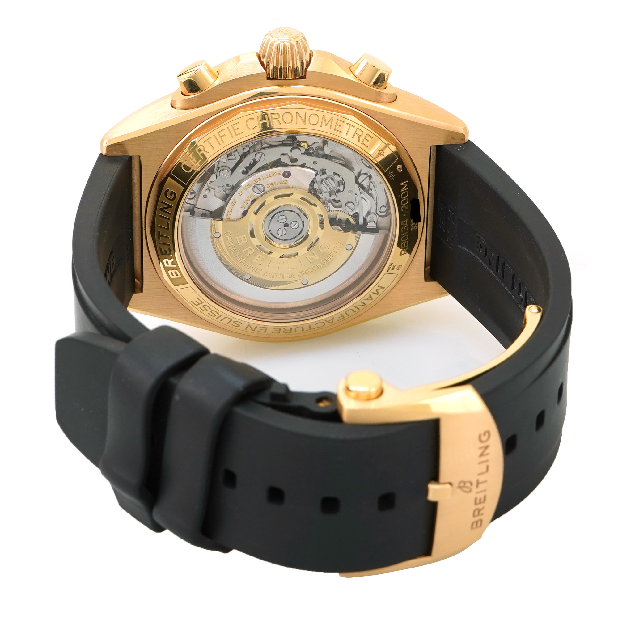 Breitling Chronomat B01 42 Rose Gold Chronograph RB0134