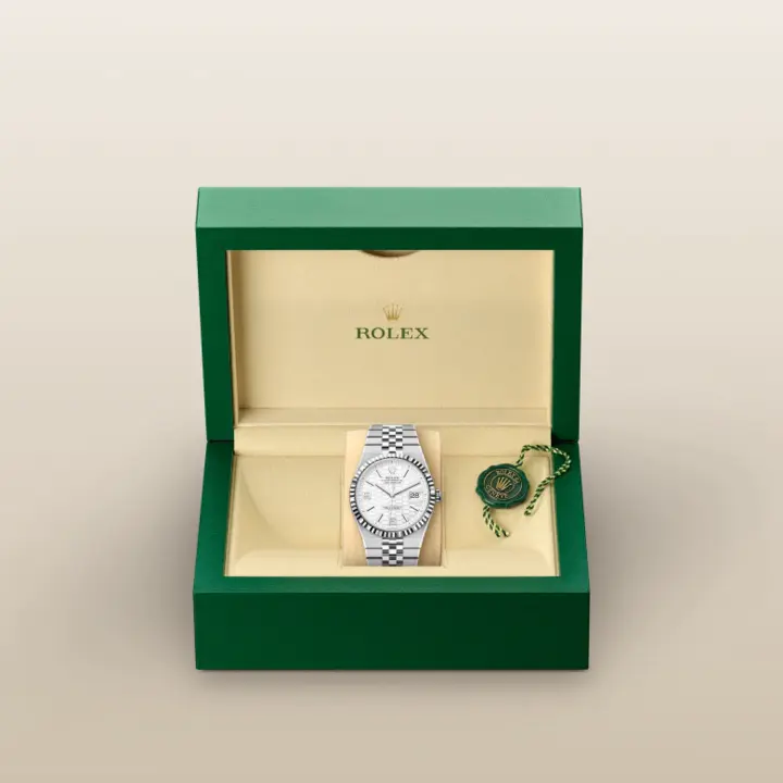 Rolex Land-Dweller 40 Oyster, 40 mm, Oystersteel and white gold M127334-0001