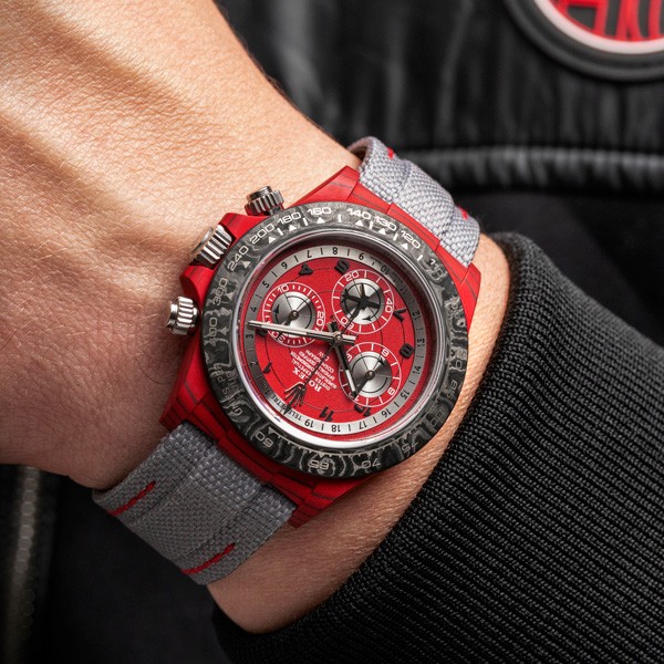 Daytona Dew Collection CarboQuartz Avia Red Premium Super Carbon Fiber Customized Edition Cos