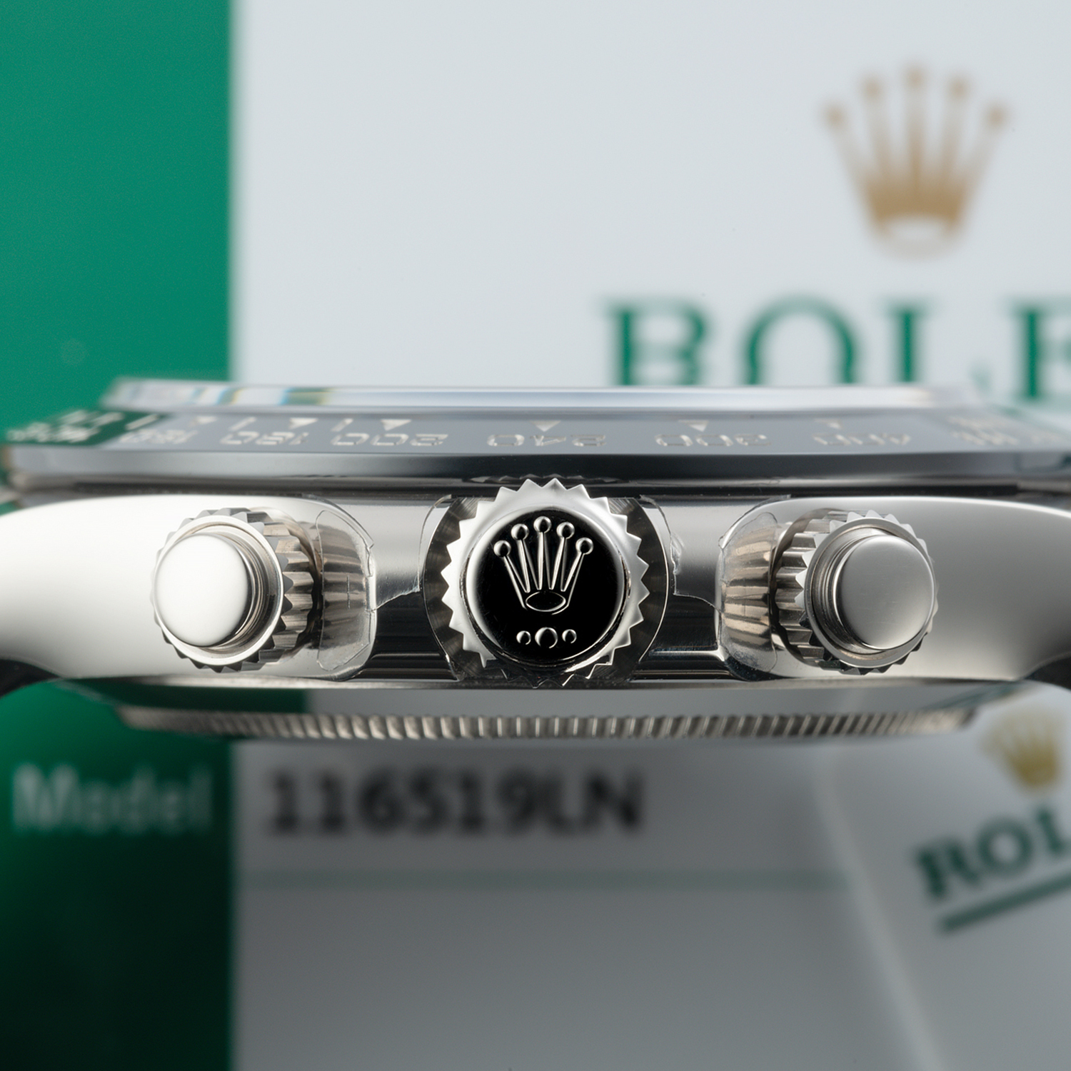 Daytona White Gold Steel Dial Oysterflex Strap 116519ln-0027 New