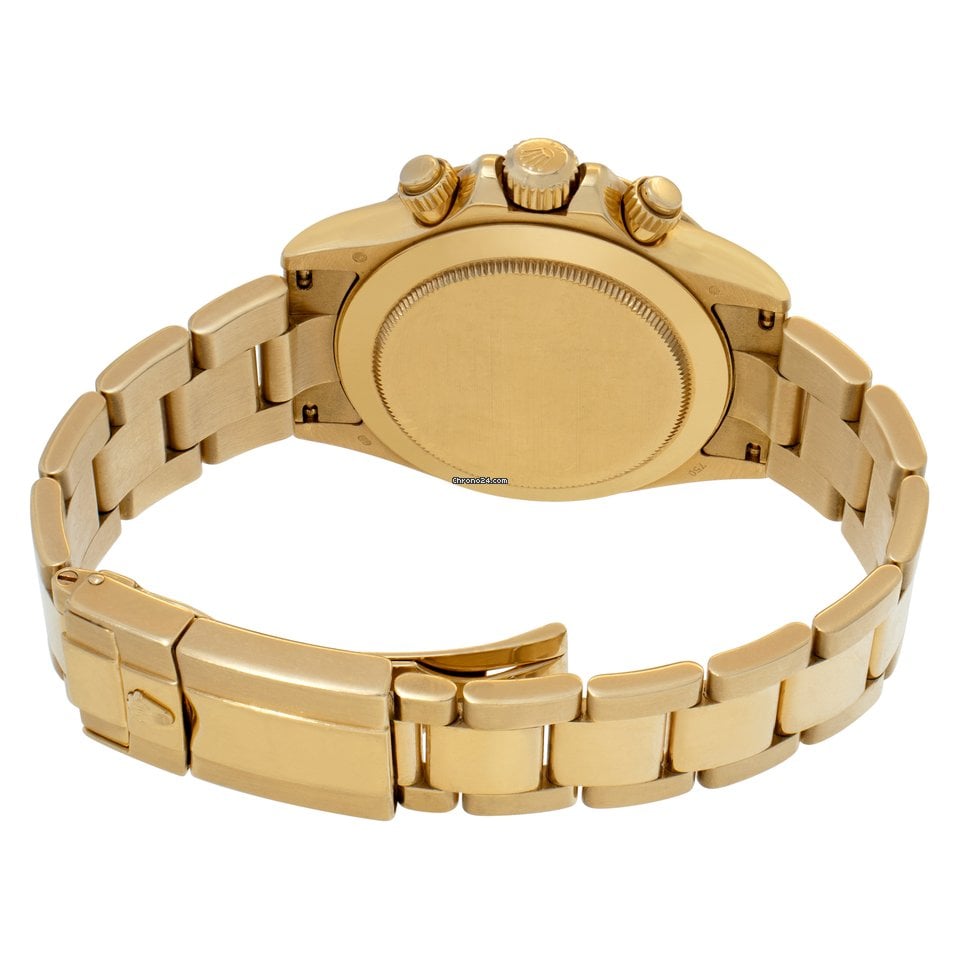 Rolex Cosmograph Daytona White Mother of Pearl Diamond Dial, Yellow Gold, 116508