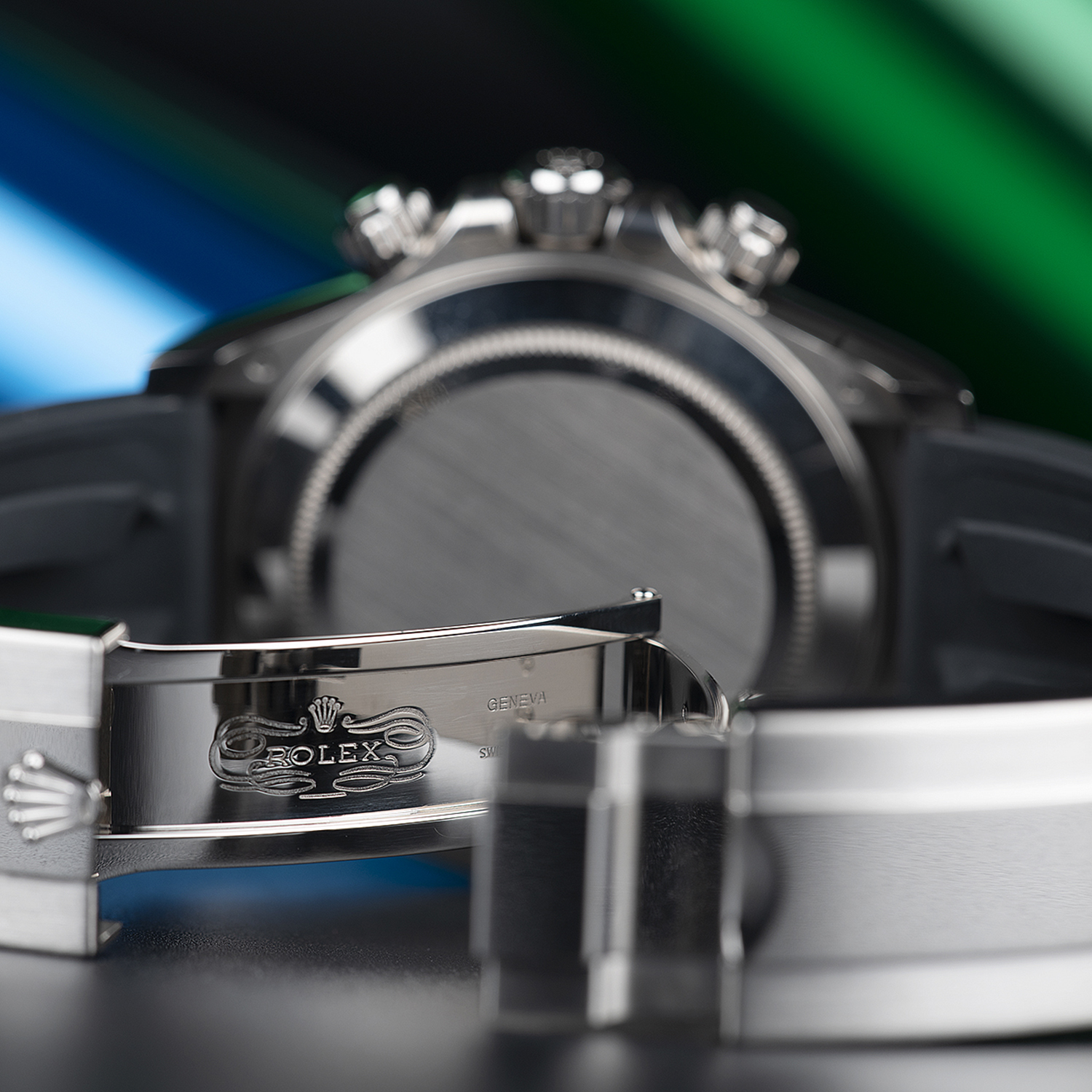 Daytona White Gold Steel Dial Oysterflex Strap 116519ln-0027 New