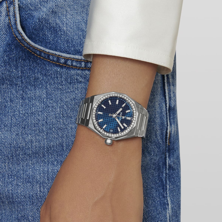 Zenith Defy Skyline 36 Blue Dial & Diamond Bezel – 16.9400.670/51.I001