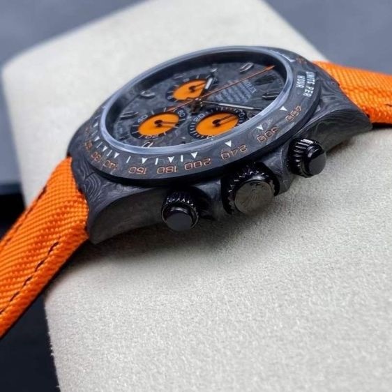 Rolex DiW Carbon Daytona Orange Edition