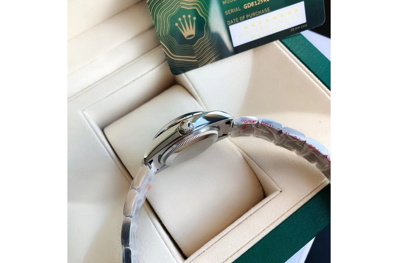 Rolex Oyster Perpetual 31/41mm SS/SS Green/Stk