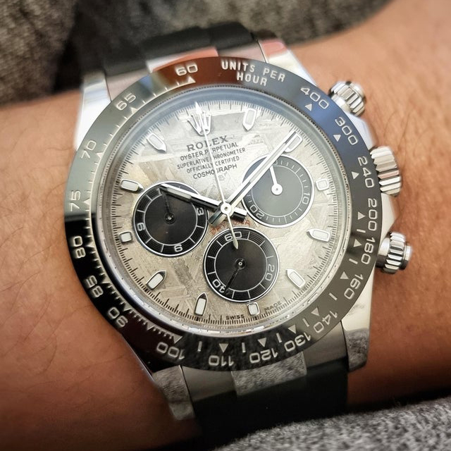 Rolex Cosmograph Daytona White Gold Meteorite 116519LN Replica
