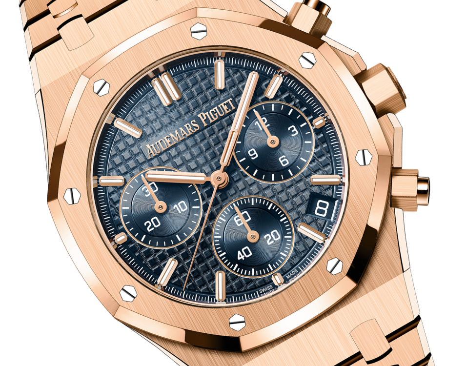 ROYAL OAK Pink Gold “Bleu nuit nuage 50” Dial CHRONOGRAPH 41mm