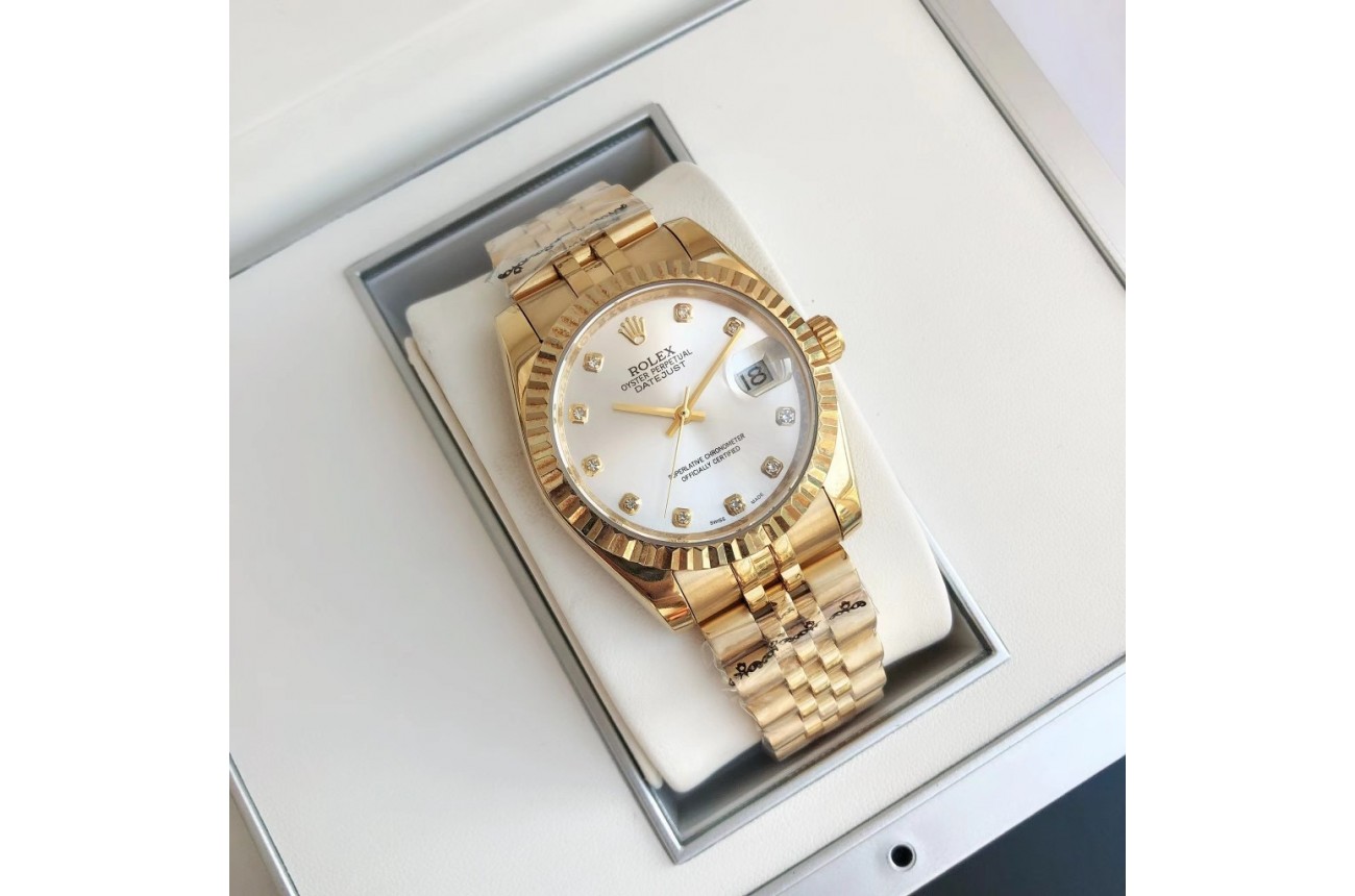 Rolex Datejust 36/28mm RG/RG Jub Sliver/Dial