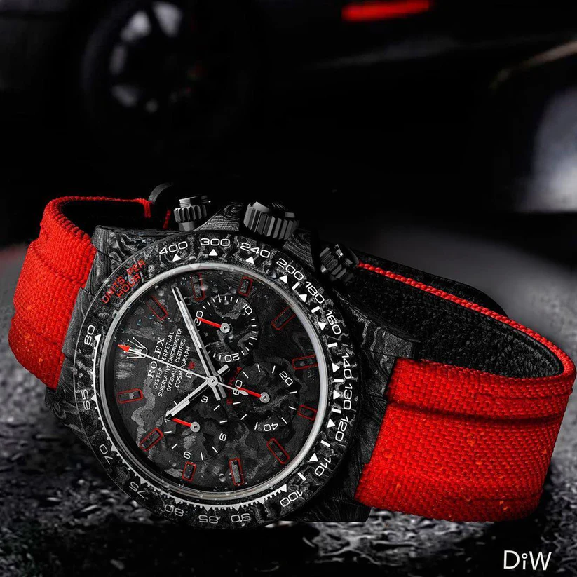 DiW Rolex Daytona “ALL CARBON RED EDITION