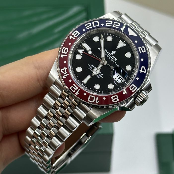 Rolex GMT Master ll Pepsi Bezel Jubilee Bracelet Men's Watch M126710BLRO-0001