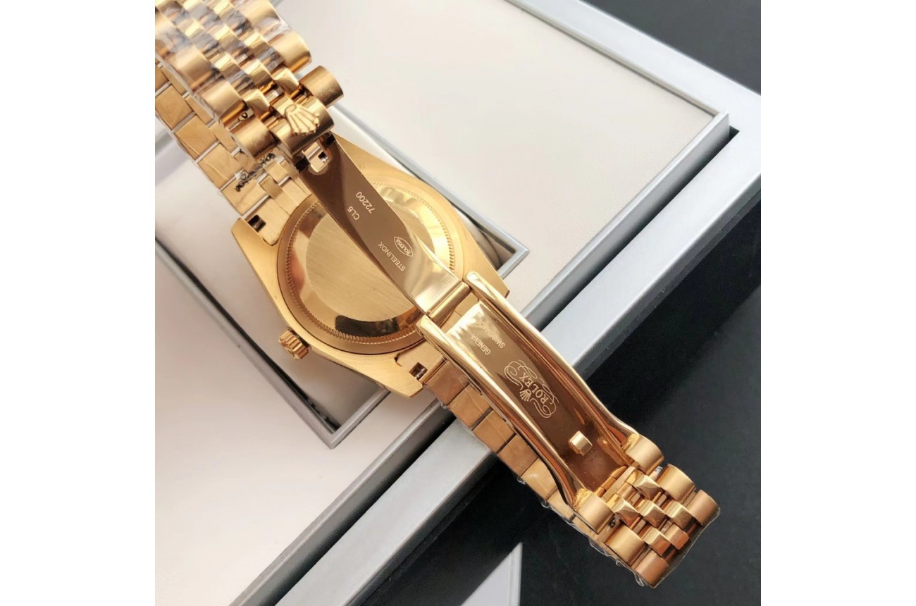 Rolex Datejust 36/28mm RG/RG Jub Green/Dial