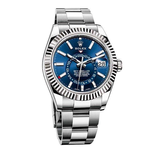 Rolex Sky-Dweller Blue Dial Stainless Steel 326934-0003 Oyster Replica