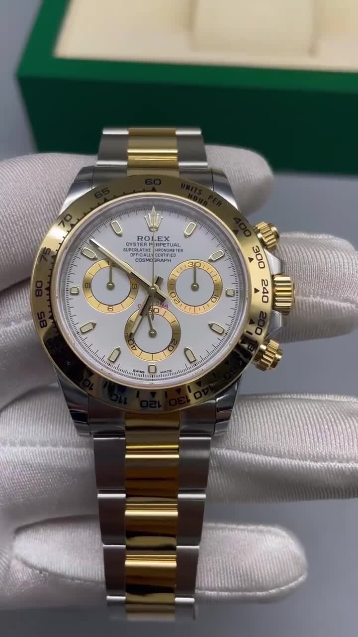 Rolex Daytona Steel & Gold White Dial 116503
