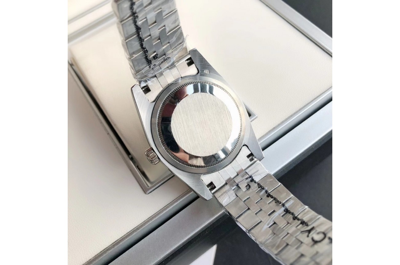 Rolex Datejust 36/28mm SS/SS Jub Green/Dia