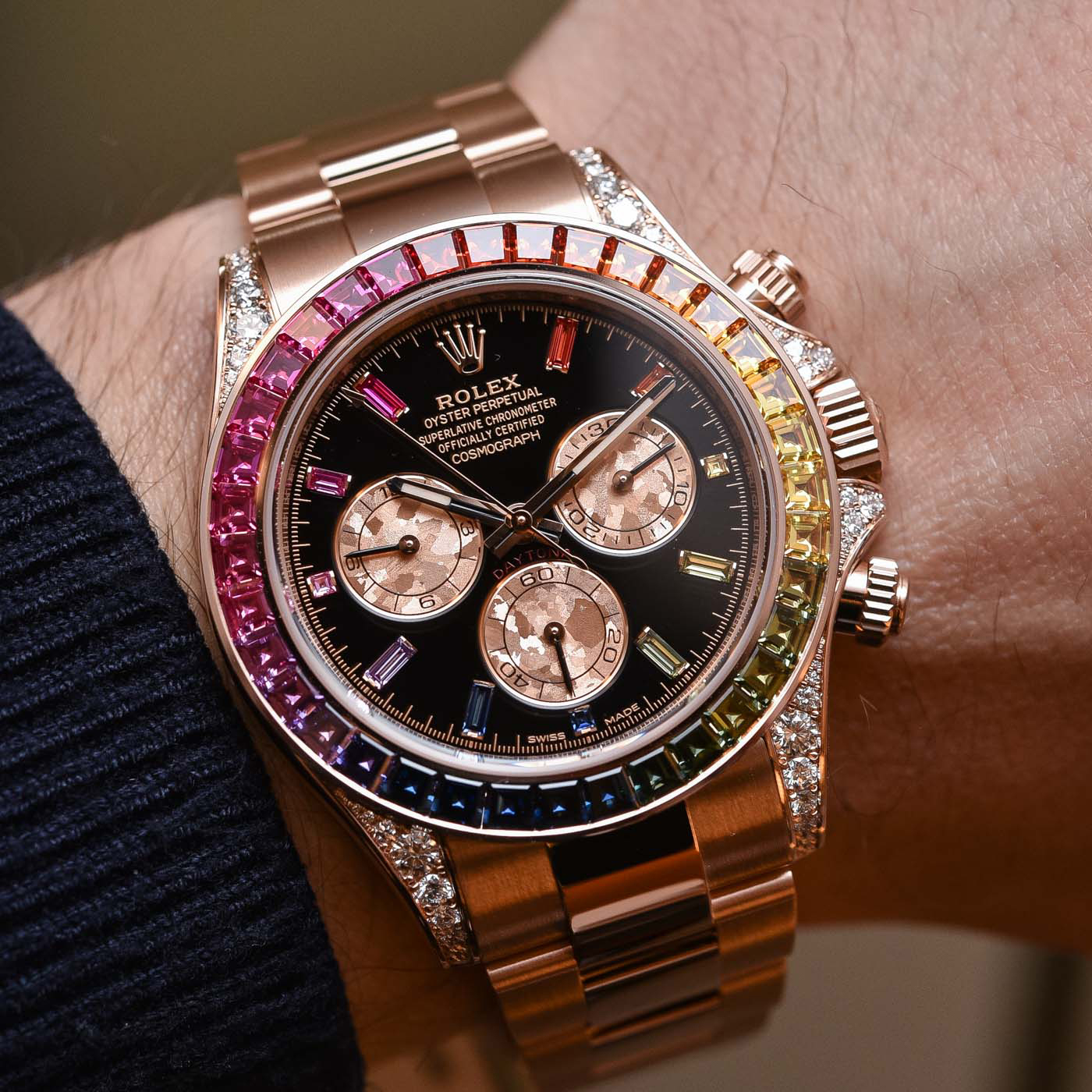 Cosmograph Daytona 116595 "Rainbow" Brand New "Very Rare"