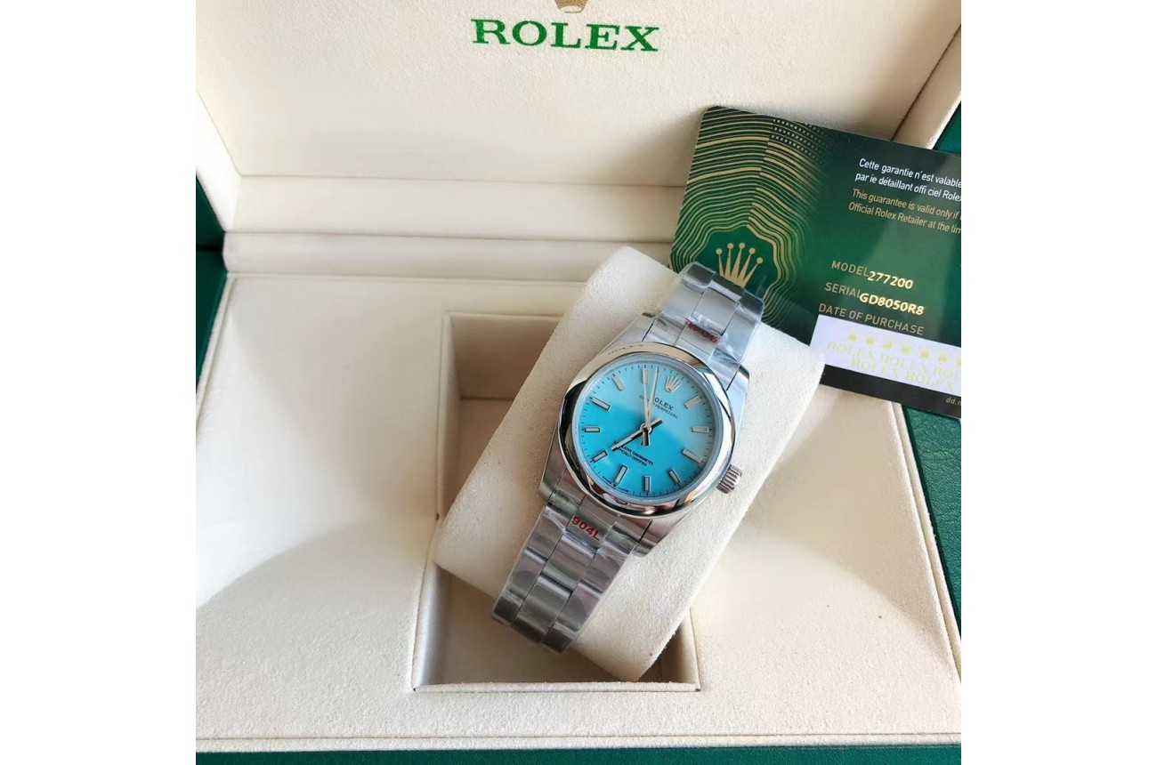 Rolex Oyster Perpetual 31/41mm SS/SS Tiffany Blue/Stk